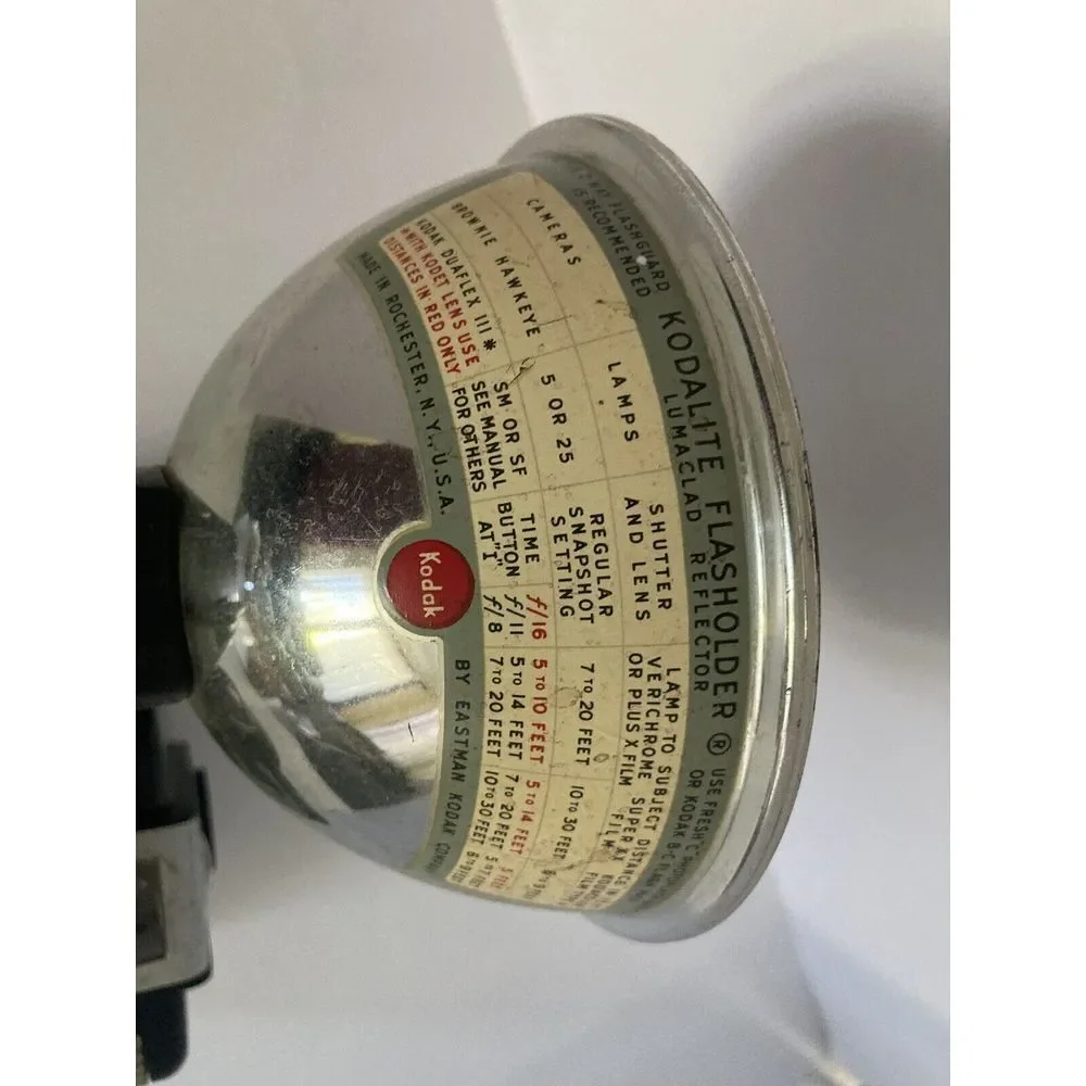 Vintage Camera With Kodak Flasholder